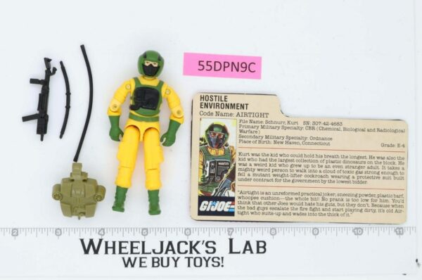 Airtight V1 100% Complete G.I. Joe 1985 Hasbro Vintage Action Figure main image