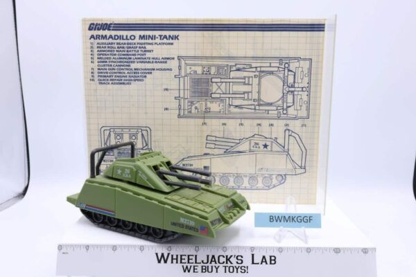 Armadillo 100% Complete GI Joe 1985 Hasbro Vintage Action Figure Vehicle main image