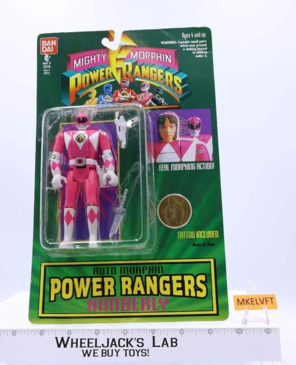 Auto Morphin Kimberly Pink Ranger Mighty Morphin Power Rangers 1994 Bandai main image