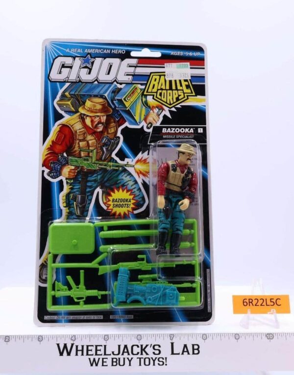 Bazooka GI Joe Battle Corps 1992 Hasbro Action Figure NEW MOSC SEALED main image