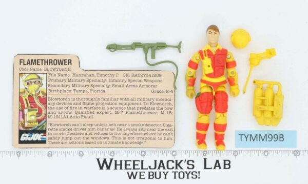 Blowtorch V1 100% Complete G.I. Joe 1984 Hasbro Vintage Action Figure main image