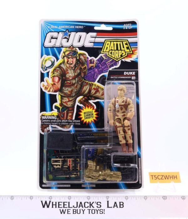 Duke Battle Commander 19 GI Joe Battle Corps 1992 Hasbro Figure NEW MOSC SEALED main image