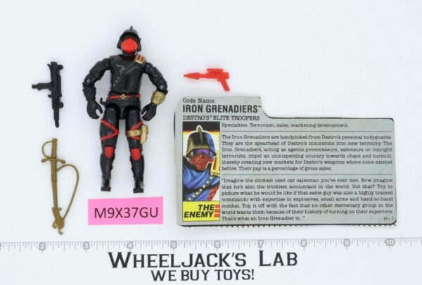 Iron Grenadiers V1 100% Complete G.I. Joe 1988 Hasbro Vintage Action Figure main image