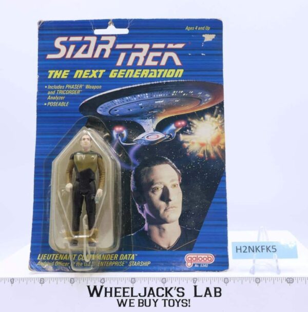 Lieutenant Commander Data Star Trek The Next Generation 1988 Galoob NEW MOSC main image