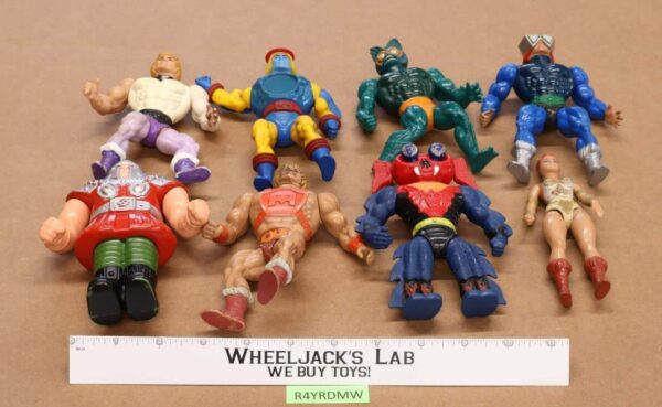 Lot of 8 He-Man Masters Of The Universe MOTU Vintage 1980’s Mattel Figures main image