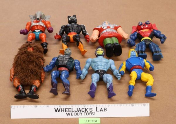 Lot of 8 He-Man Masters Of The Universe MOTU Vintage 1980’s Mattel Figures main image