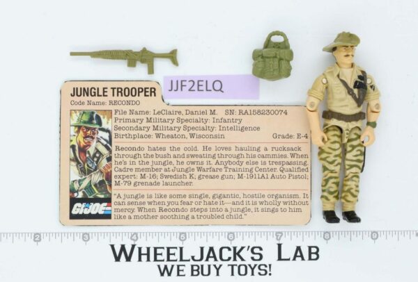 Recondo V1 100% Complete G.I. Joe 1984 Hasbro Vintage Action Figure main image