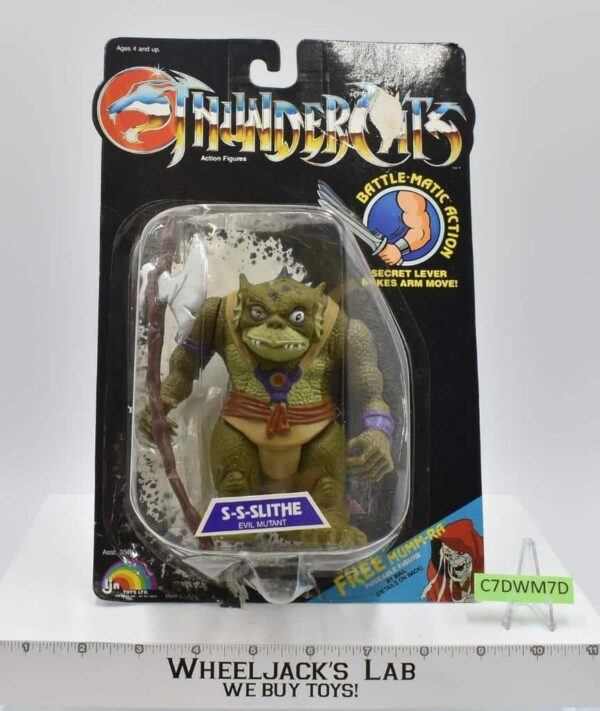 S-S-Slithe Evil Mutant Thundercats 1986 LJN Vintage Figure NEW MOSC SEALED main image