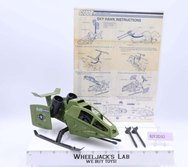 Sky Hawk 100% Complete 1984 G.I. Joe Hasbro Vintage Action Figure Vehicle main image