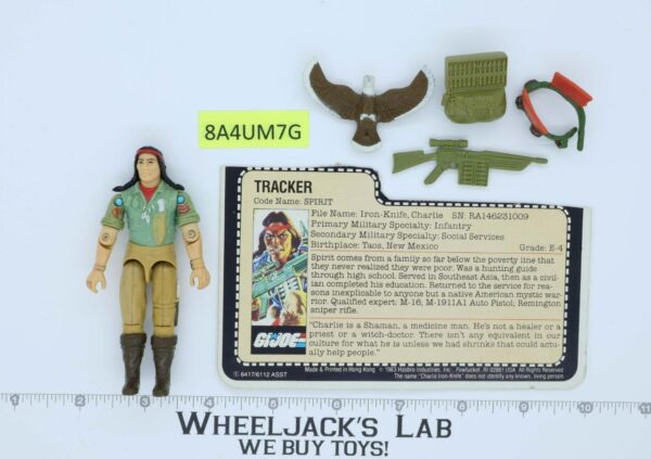 Spirit Tracker V1 100% Complete G.I. Joe 1984 Hasbro Vintage Action Figure main image