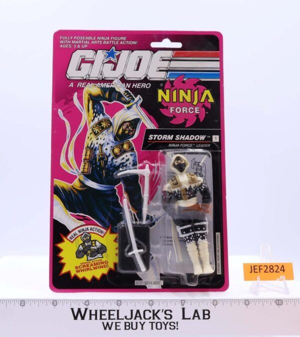 Storm Shadow GI Joe Ninja Force 1992 Hasbro Action Figure NEW MOSC SEALED main image