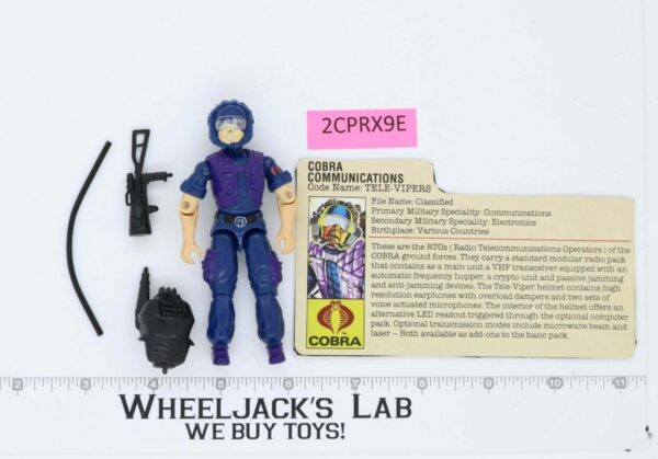 Tele-Vipers V1 100% Complete G.I. Joe 1985 Hasbro Vintage Action Figure main image