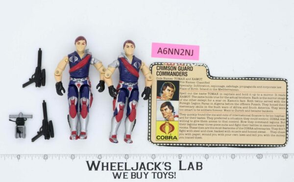 Tomax & Xamot V1 100% Complete G.I. Joe 1985 Hasbro Vintage Action Figure main image