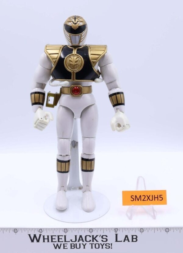 White Ranger Mighty Morphin Power Rangers 1993 8″ Bandai Action Figure main image