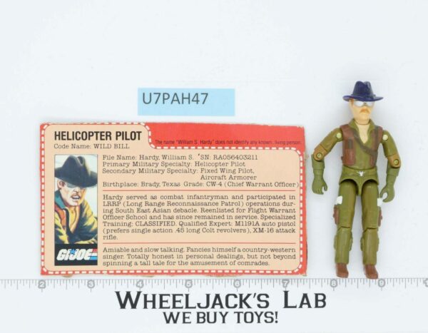 Wild Bill V1 100% Complete G.I. Joe 1983 Hasbro Vintage Action Figure main image