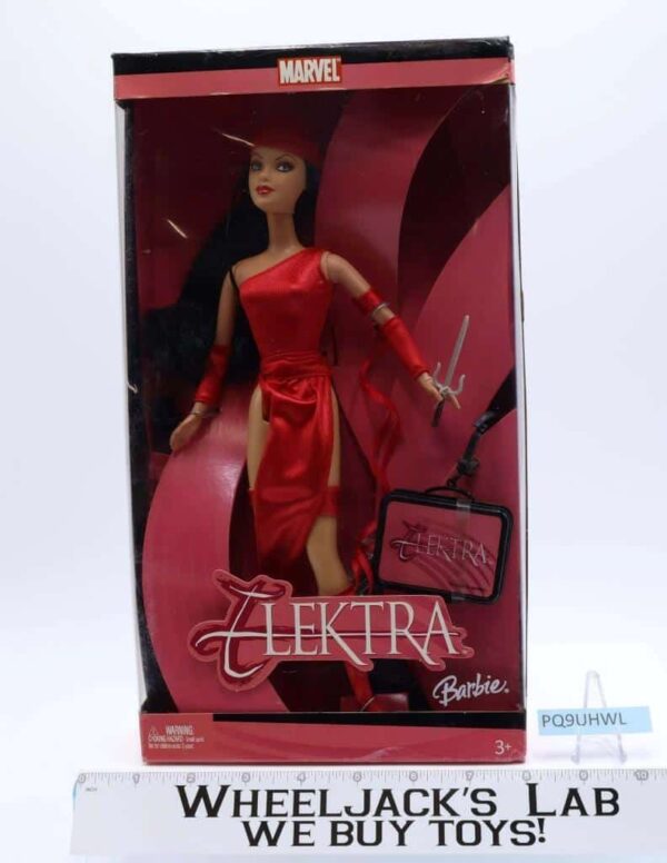 Elektra Barbie DC Comics 2005 Mattel NEW MISB SEALED main image