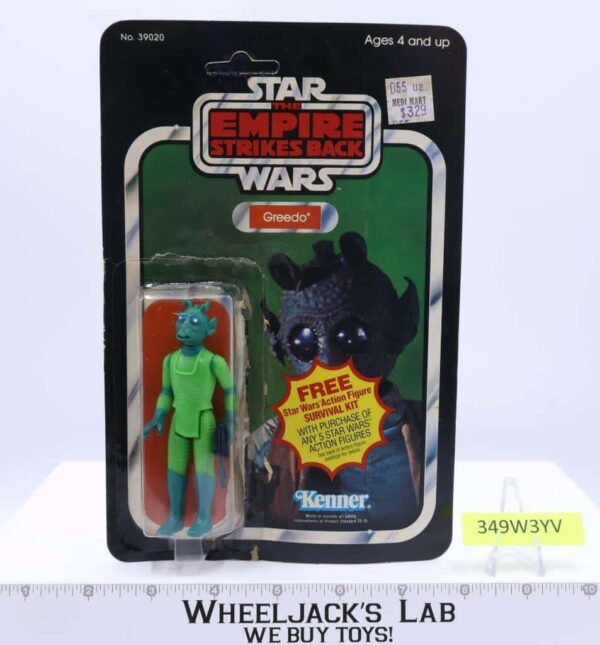 Greedo RESEALED 41 Back-A Star Wars ESB 1980 Kenner Action Figure main image