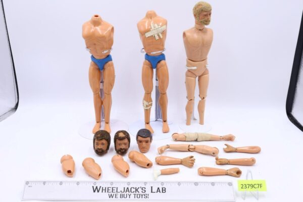 Lot of 17 Body Parts For 12 ” Action Figures G.I. Joe Hasbro Vintage Accessory main image