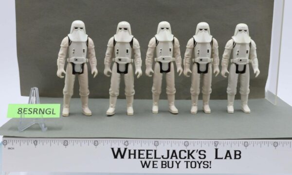 Lot of 5 Star Wars Hoth Stormtroopers 1980s Kenner Vintage Action Figures main image