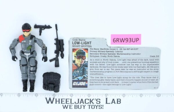 Low-Light V1 G.I. Joe 1986 Hasbro Vintage Action Figure main image