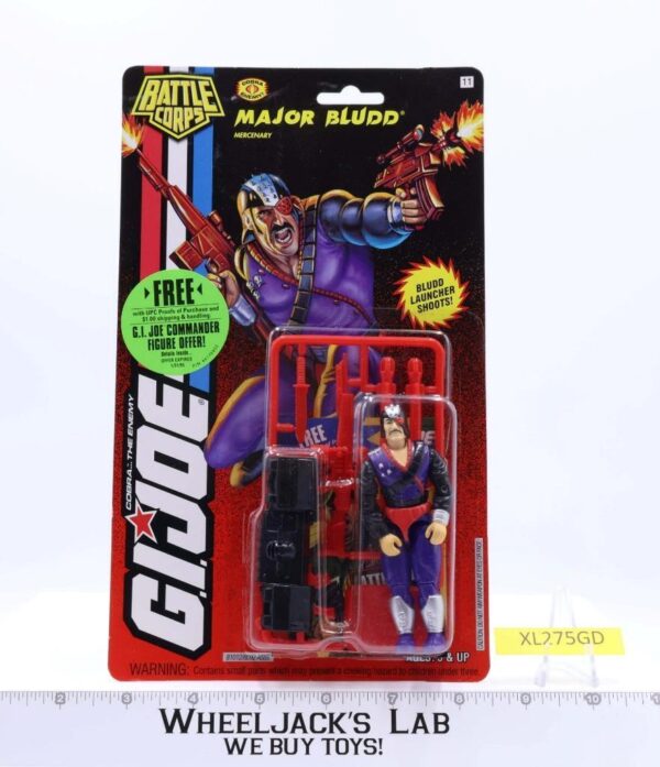 Major Bludd Battle Corps 1993 Hasbro Action Figure NEW MOSC SEALED main image