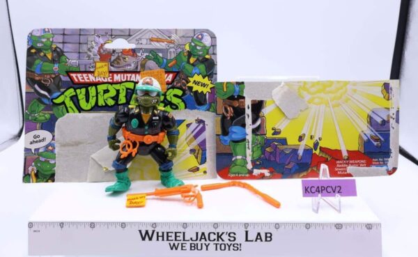 Make My Day Leo 100% Complete Teenage Mutant Ninja Turtle 1991 Vintage Playmates main image