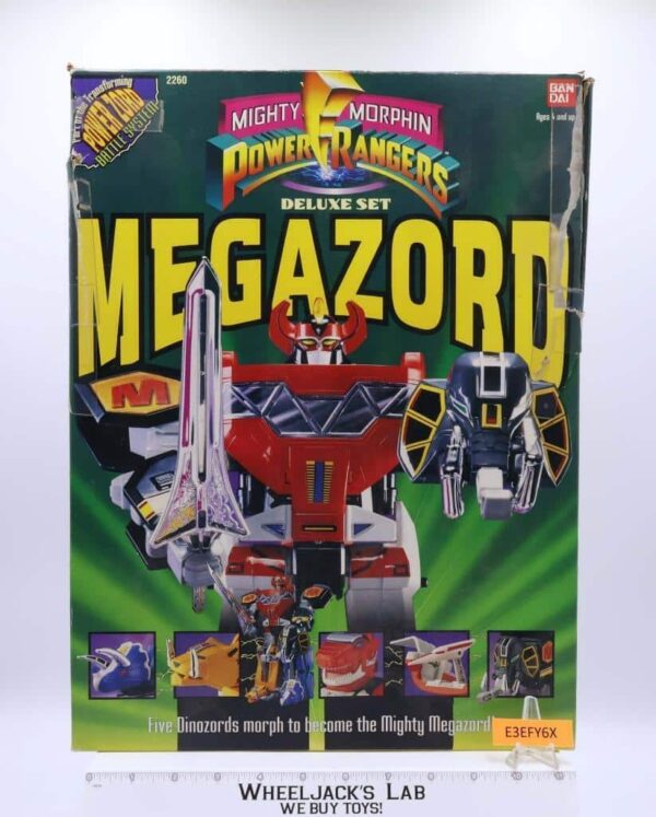 Megazord Complete W/Box Mighty Morphin Power Rangers 1993 Bandai Action Figure main image