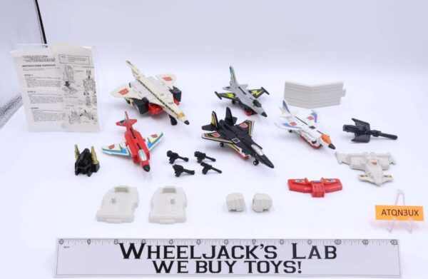 Superion Aerialbots Set 100% Complete Vintage 1986 G1 Transformers Hasbro main image