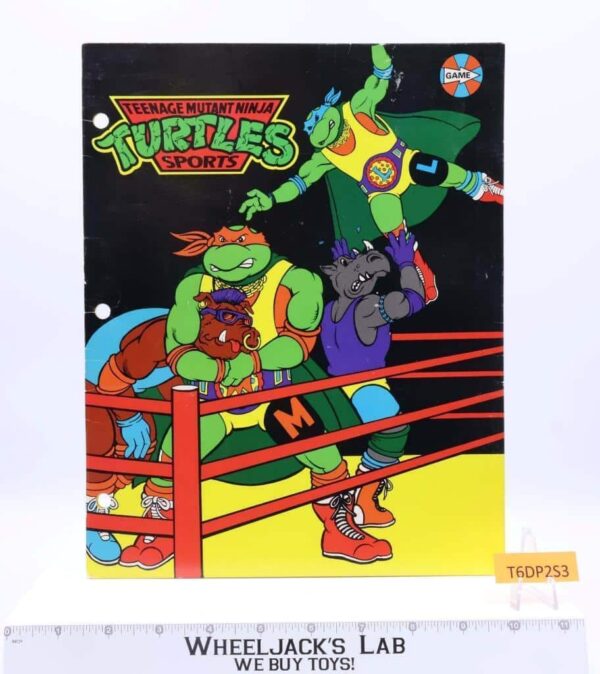 Vintage School Folder Teenage Mutant Ninja Turtles 1989 Mirage Studios main image