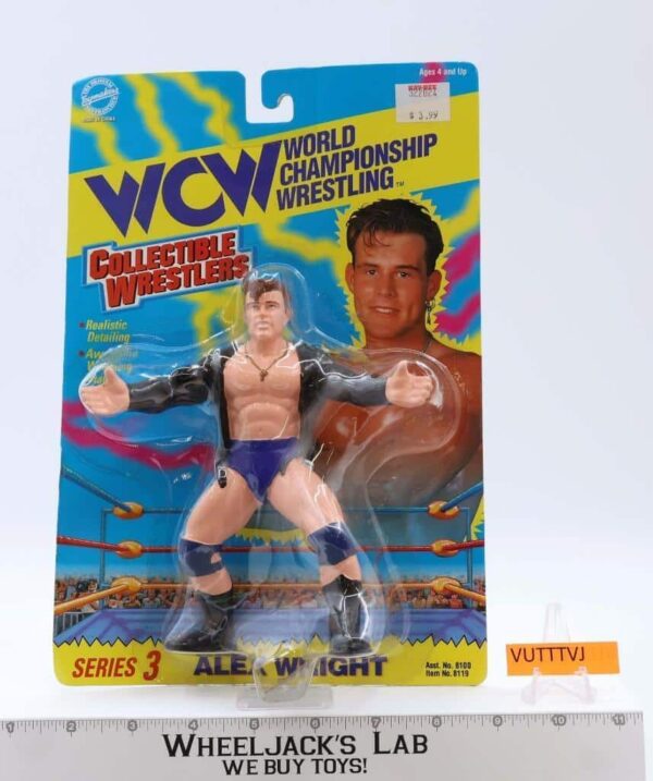 Alex Wright Series 3 WCW Collectible Wrestlers MOSC The Original Toymakers 1994 main image