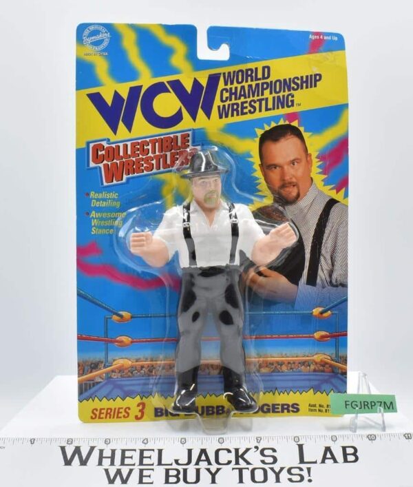 Big Bubba Rogers Series 3 WCW Collectible Wrestlers MOSC Original Toymakers 1994 main image