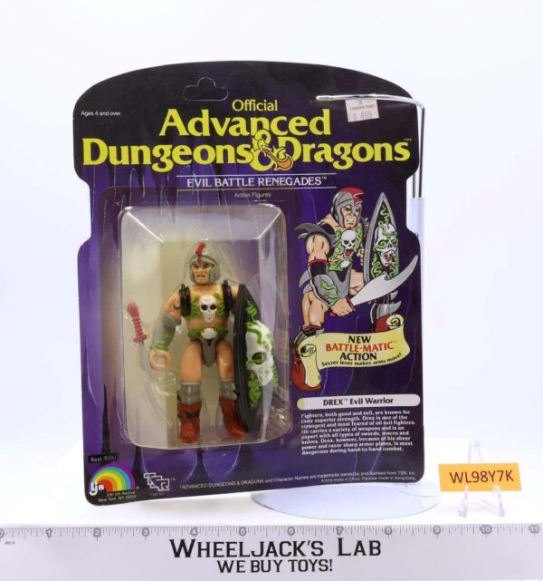 Drex Evil Warrior Advanced Dungeons & Dragons 1983 LJN NEW MOSC Unpunched main image