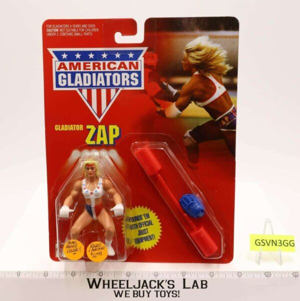 Gladiator Zap American Gladiators 1991 Mattel Action Figure NEW MOSC SEALED main image