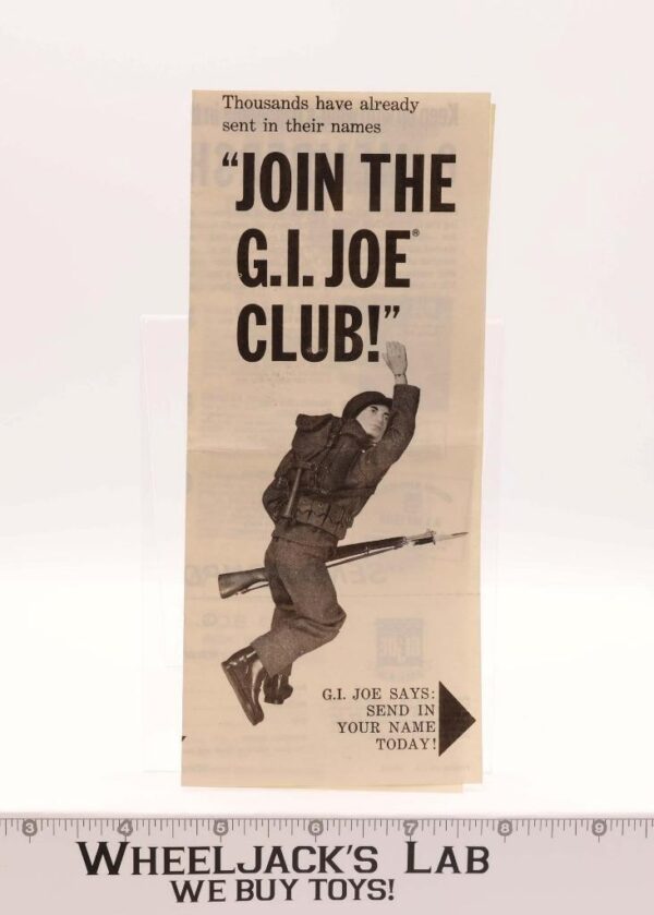 Join The GI Joe Club Membership Extras Insert GI Joe Original 1964 Vintage main image