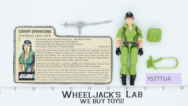 Lady Jaye V1 100% Complete G.I. Joe 1985 Hasbro Vintage Action Figure main image