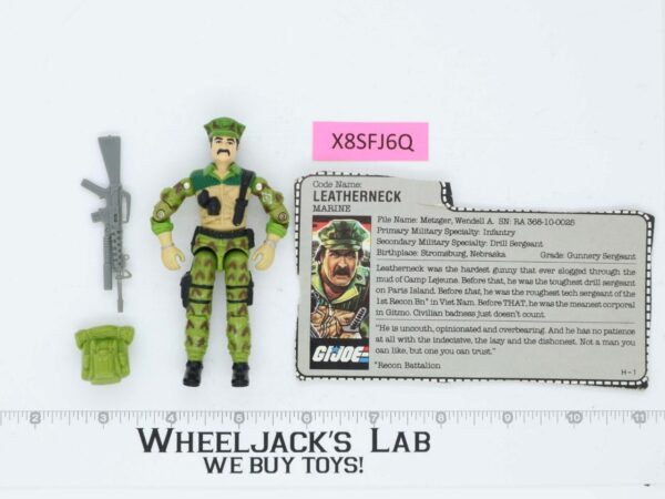 Leatherneck V1 100% Complete G.I. Joe 1986 Hasbro Vintage Action Figure main image