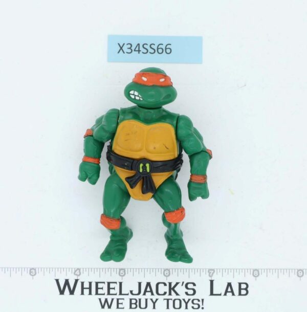 Michaelangelo HARD HEAD Teenage Mutant Ninja Turtles TMNT 1988 Playmates Vintage main image