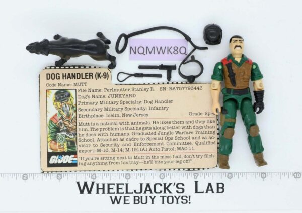 Mutt V1 100% Complete G.I. Joe 1984 Hasbro Vintage Action Figure main image