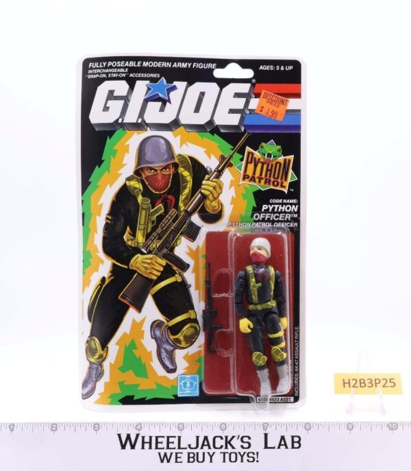 Python Officer GI Joe Python Patrol 1988 Hasbro Action Figure NEW MOSC SEALED main image