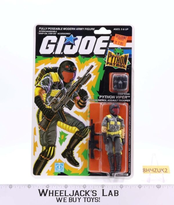 Python Viper GI Joe Python Patrol 1988 Hasbro Action Figure NEW MOSC SEALED main image