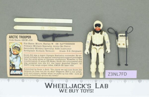 Snow Job V1 100% Complete G.I. Joe 1983 Hasbro Vintage Action Figure main image