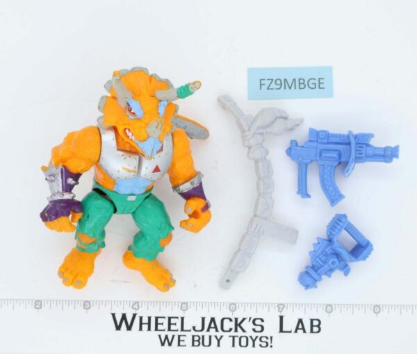 Triceraton 100% Complete Teenage Mutant Ninja Turtle TMNT Playmates 1990 Vintage main image