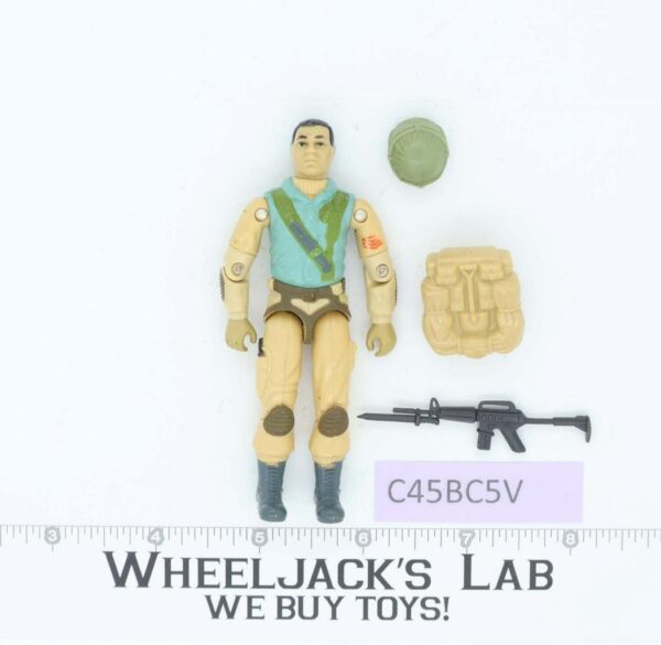 Airborne V1 100% Complete G.I. Joe 1983 Hasbro Vintage Action Figure main image