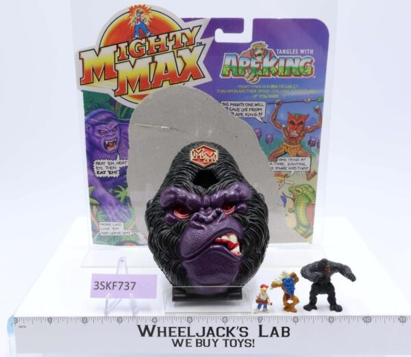 Ape King 100% Complete Dome Zones Mighty Max 1993 Bluebird Toys Action Figure main image