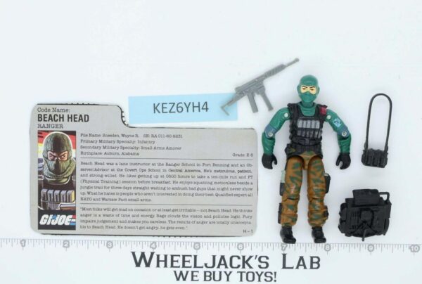 Beach Head V1 100% Complete G.I. Joe 1986 Hasbro Vintage Action Figure main image