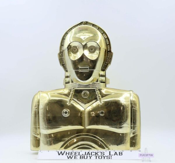 C-3PO Gold Action Figure Storage Case Star Wars 1983 Kenner main image