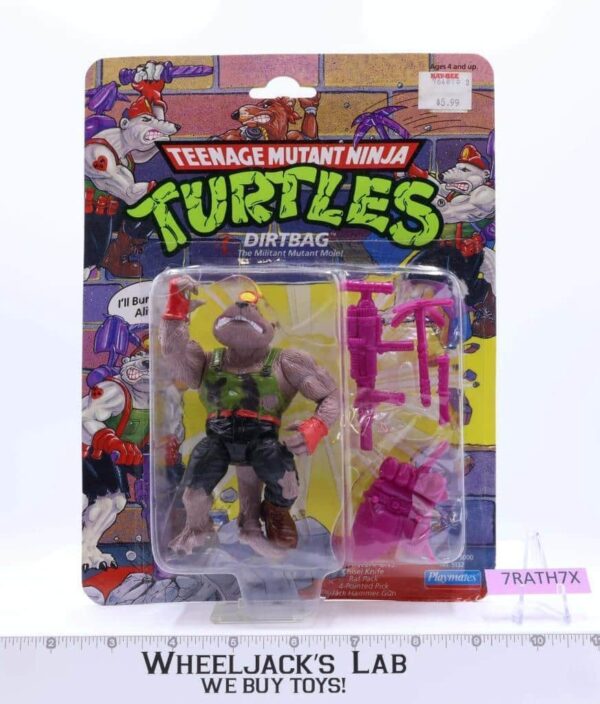 Dirtbag Teenage Mutant Ninja Turtles TMNT 1991 Playmates NEW MOSC SEALED main image