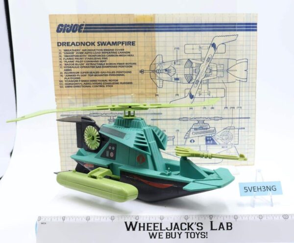 Dreadnok Swampfire 100% Complete 1986 GI Joe Hasbro Vintage Vehicle main image