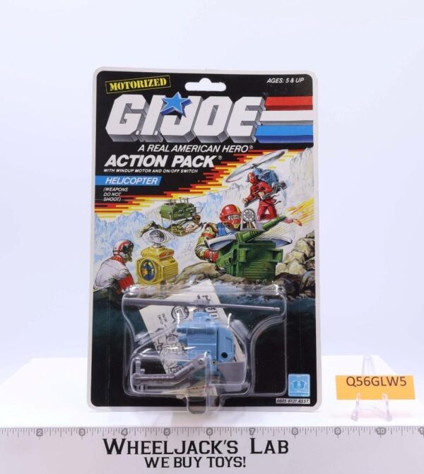 Helicopter Action Pack GI Joe 1987 Hasbro Vintage Action Figure NEW MOSC SEALED main image