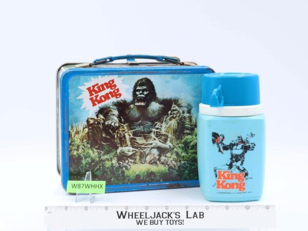 King Kong Metal Lunchbox w/ Thermos Mug 1977 Thermos Brand main image